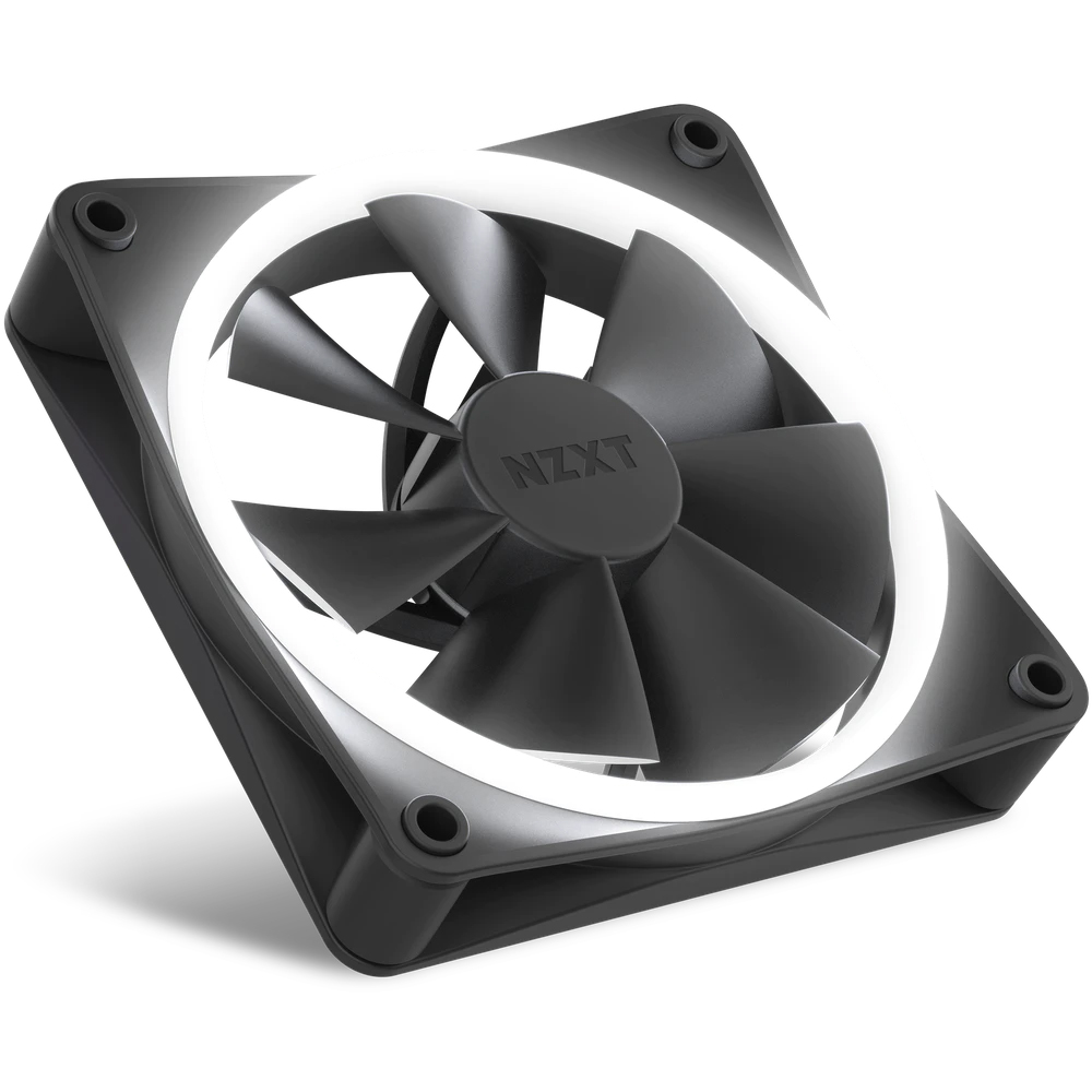 NZXT F120 120MM RGB FAN MATTE BLACK - SINGLE