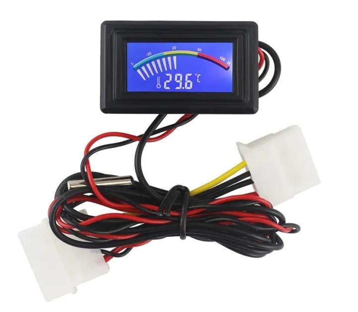 DIGITAL LCD THERMOMETER TEMPERATUR - PC CASE
