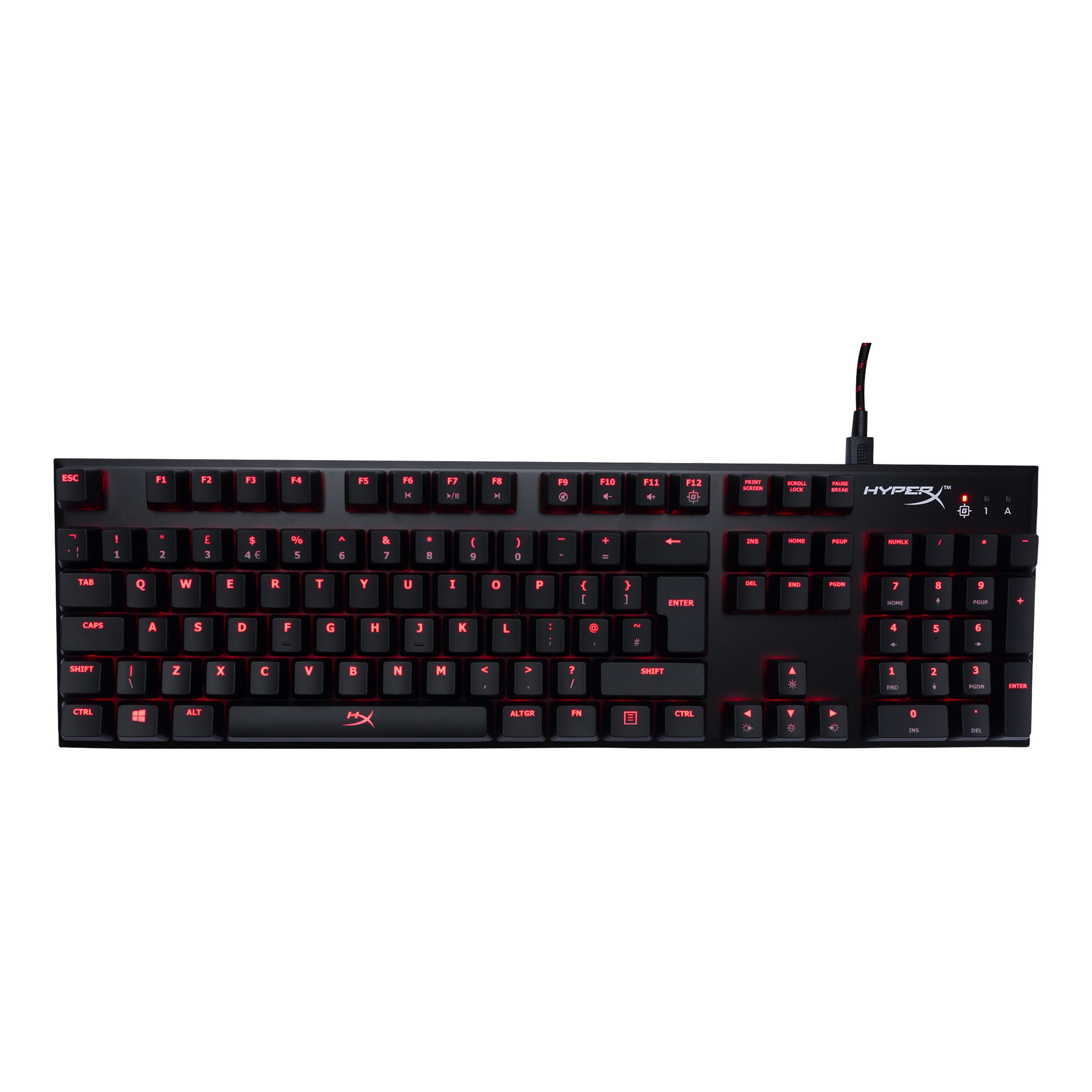 hyperx alloy fps pro uk layout